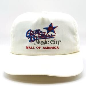 Vintage Otto Brand Hat Trucker Cap White Gatlin Brothers Music City MOA